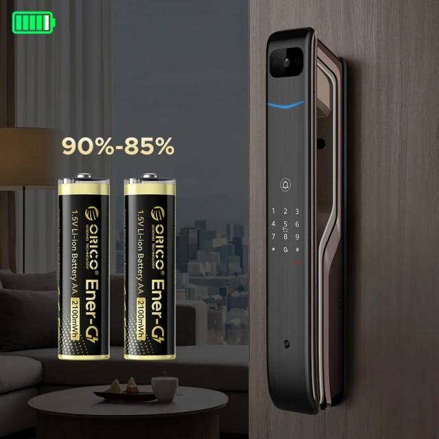 Батарея Orico Ener-G EG5C AA 1.5V 2100mWh USB-C 2 шт. (6942227174659)