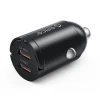 Зарядка автомобільна Orico MiniRing 30W 2x USB-C Black (6942227174680)