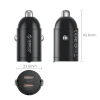 Зарядка автомобільна Orico MiniRing 30W 2x USB-C Black (6942227174680)