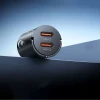 Зарядка автомобільна Orico MiniRing 30W 2x USB-C Black (6942227174680)