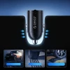Автомобільна зарядка Orico MiniRing 30W USB-A + USB-C Black (6942227174697)