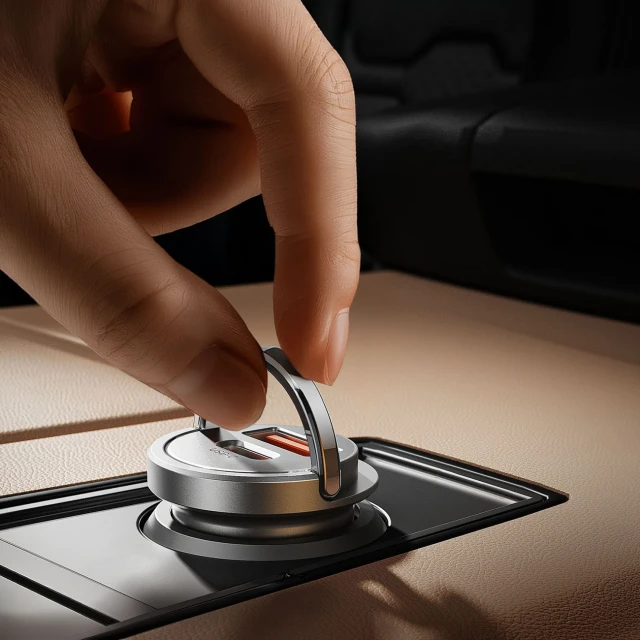 Автомобільна зарядка Orico MiniRing Pro 45W USB-A + USB-C Silver