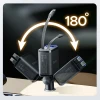 Зарядка автомобільна Orico Twin Reach 45W USB-A + USB-C з двома кабелями USB-C (6942227174710)