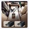 Зарядка автомобільна Orico Twin Reach 45W USB-A + USB-C з двома кабелями USB-C (6942227174710)