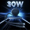 Зарядний пристрій автомобільний Orico Dual Stretch 60W USB-C 2x кабель USB-C + Lightning Black (6942227174727)