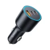 Зарядний пристрій автомобільний Orico HyperDrive 165W USB-A 2x USB-C Black (6942227174765)