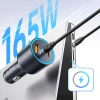 Зарядний пристрій автомобільний Orico HyperDrive 165W USB-A 2x USB-C Black (6942227174765)