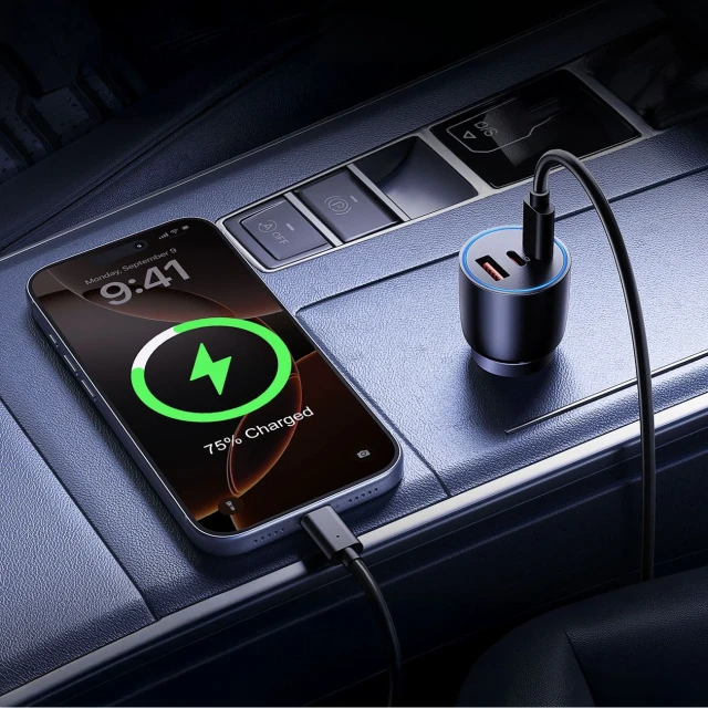 Автомобільна зарядка Orico PowerLink 165W USB-A + 2x USB-C Black (6942227174772)