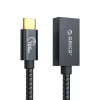 Адаптер Orico CAF31 USB-C - USB-A 3.1 Gen 2 10Gbps 30см OTG Black (6942227180605)