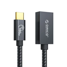 Адаптер Orico CAF31 USB-C - USB-A 3.1 Gen 2 10Gbps 30см OTG Black (6942227180605)