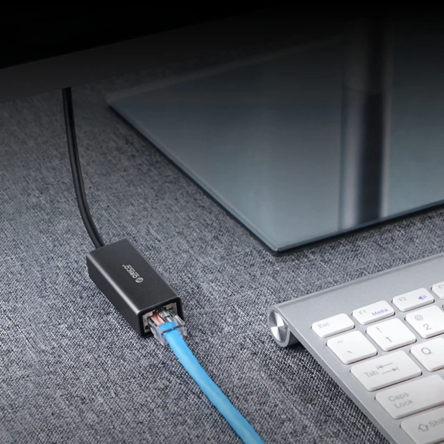 Адаптер мережевий Orico XC-R45-V1 USB-C RJ45 Gigabit 1 Gbps (6942227180629)