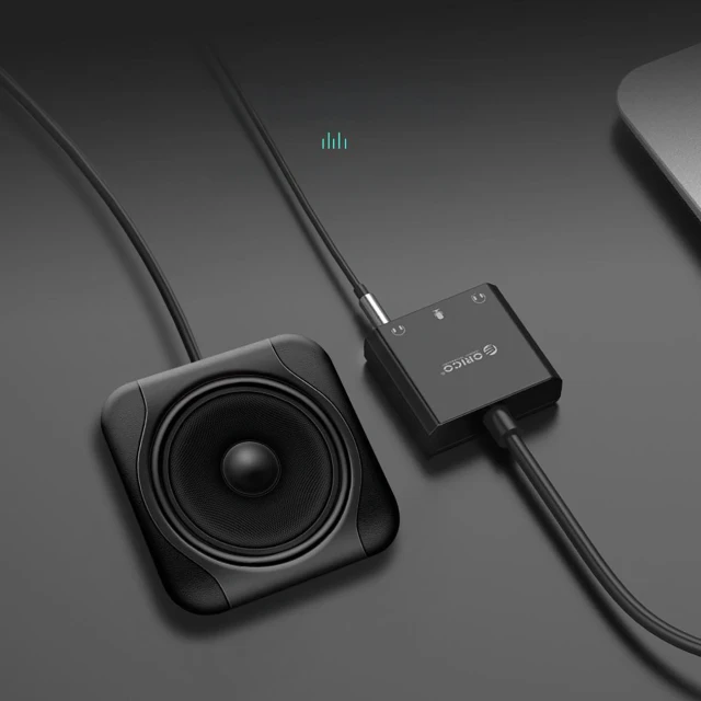 Зовнішня звукова карта Orico SKT3 USB-A Black (6942227180650)