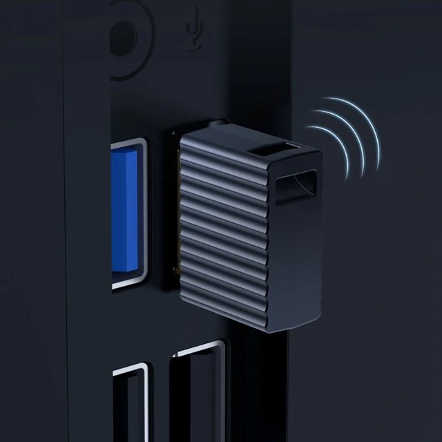 Адаптер Orico BTA-53 Bluetooth 5.3 USB-A Black (6942227180704)