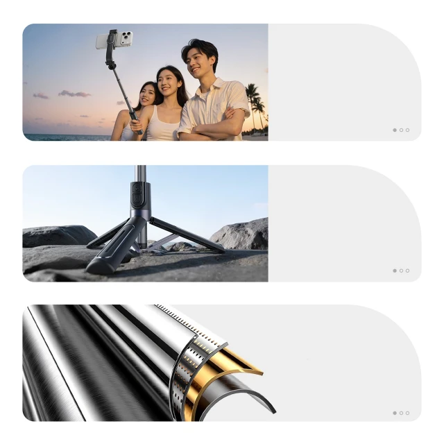 Selfie Stick Orico SPV90 Mini Tripod Bluetooth 360° Aluminium Black (6942227180759)