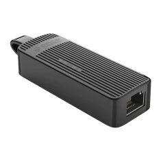 Адаптер мережевий Orico UTK-U3 USB-A 3.0 to RJ45 Gigabit Ethernet Black (6942227181053)