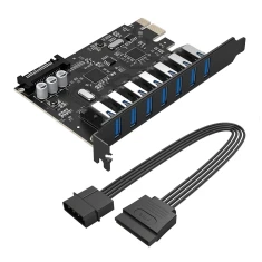 Карта розширення Orico PVU3 PCI-E 7x USB 3.0 (6942227181077)