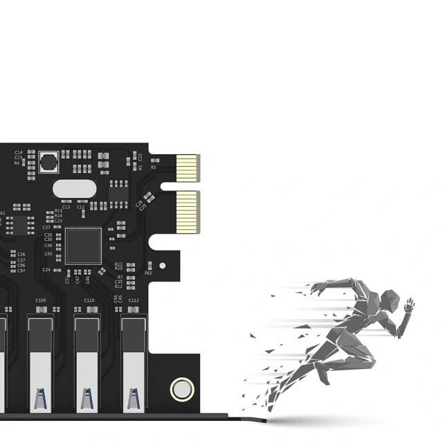Карта розширення Orico PVU3 PCI-E 7x USB 3.0 (6942227181077)