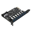 Карта розширення Orico PVU3 PCI-E 7x USB 3.0 (6942227181077)