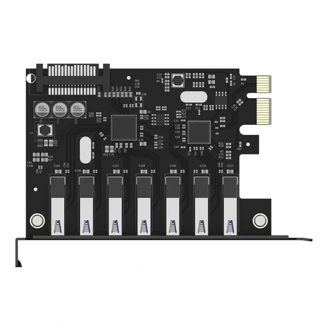 Карта розширення Orico PVU3 PCI-E 7x USB 3.0 (6942227181077)