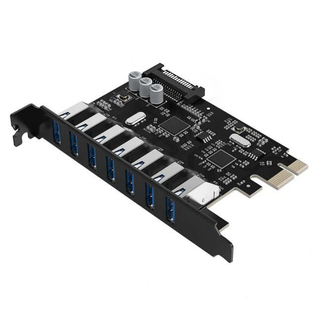 Карта розширення Orico PVU3 PCI-E 7x USB 3.0 (6942227181077)