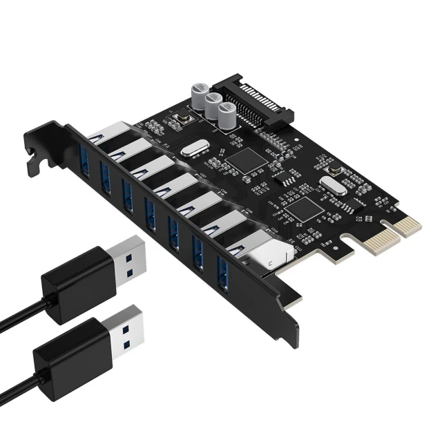 Карта розширення Orico PVU3 PCI-E 7x USB 3.0 (6942227181077)