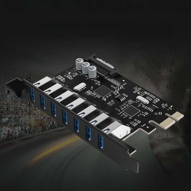 Карта розширення Orico PVU3 PCI-E 7x USB 3.0 (6942227181077)