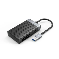 Картридер Orico CL4D-A3 USB-A 3.0 SD/microSD/CF/MS 5Gb/s (6942227181084)