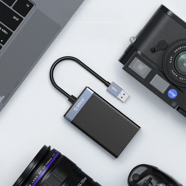 Картридер Orico CL4D-A3 USB-A 3.0 SD/microSD/CF/MS 5Gb/s (6942227181084)