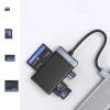 Картридер Orico CL4D-A3 USB-A 3.0 SD/microSD/CF/MS 5Gb/s (6942227181084)