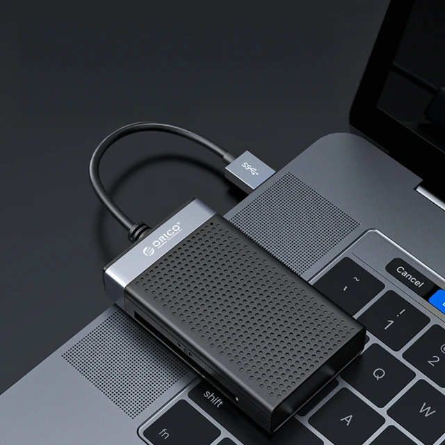 Картридер Orico CL4D-A3 USB-A 3.0 SD/microSD/CF/MS 5Gb/s (6942227181084)