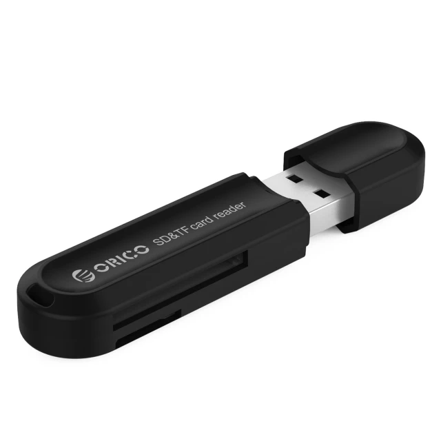 Зчитувач карт пам'яті Orico CRS21 USB 3.0 SD і microSD Black (6942227181114)