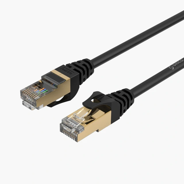 Кабель мережевий Orico PUG-C7 CAT7 10Gbps RJ45 2м Black