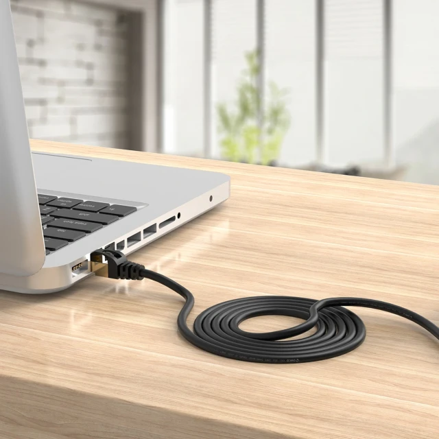 Кабель мережевий Orico PUG-C7 CAT7 10Gbps RJ45 2м Black