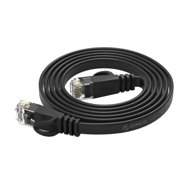 Кабель мережевий Orico PUG-C7B CAT7 10Gbps RJ45 2м Black (6942227181336)