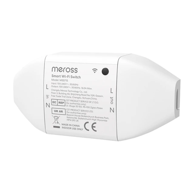 Выключатель умный WiFi Meross MSS715MA-UN Matter (6942349216572)