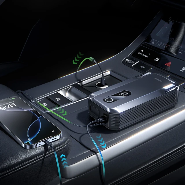 Пускозарядний пристрій Baseus Super Energy Max 20000mAh Чорний (6942521200214)