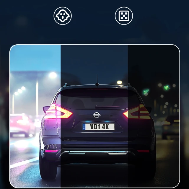 Відеореєстратор Baseus PrimeTrip VD1 Pro автомобільна камера 4K Black (6942521200252)