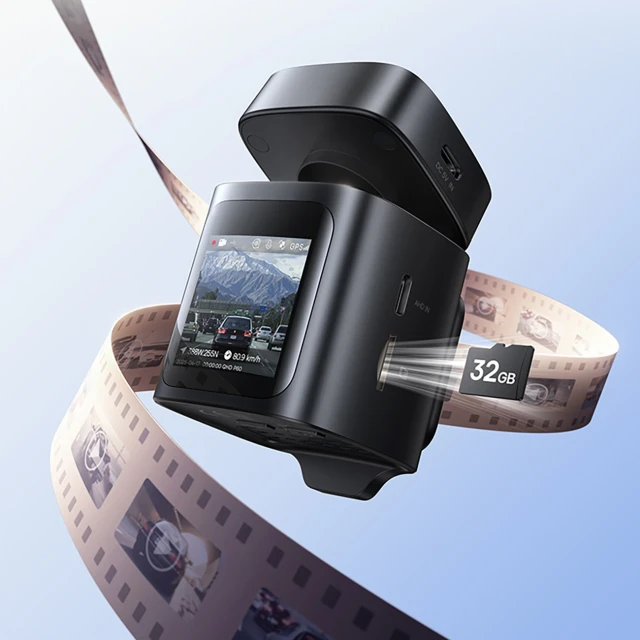 Відеореєстратор Baseus PrimeTrip VD1 Pro автомобільна камера 4K Black (6942521200252)