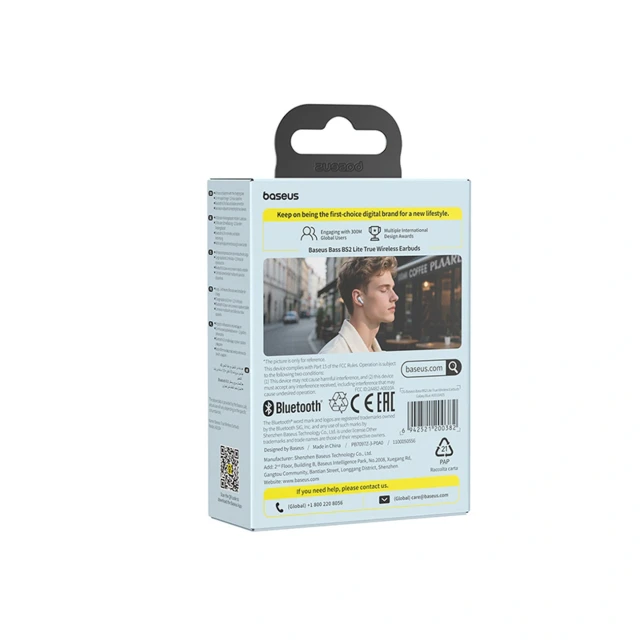 Навушники Baseus Bass BS2 Lite TWS (6942521200382)