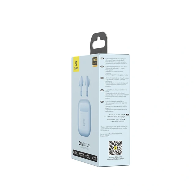 Навушники Baseus Bass BS2 Lite TWS (6942521200382)