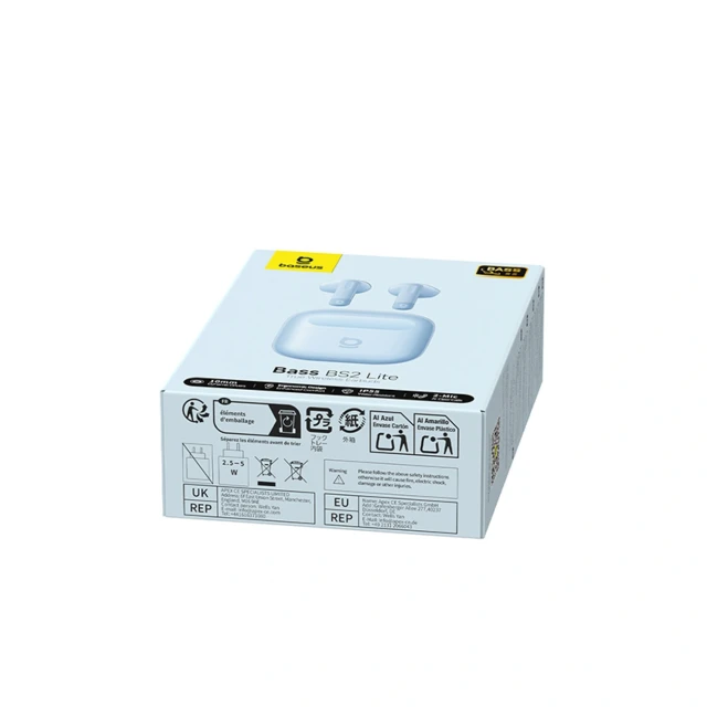 Навушники Baseus Bass BS2 Lite TWS (6942521200382)