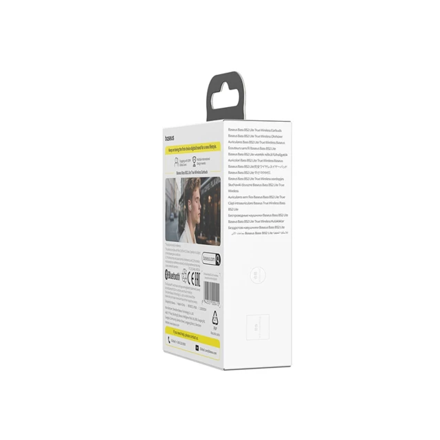 Навушники Baseus Bass BS2 Lite TWS White (A0010A03)