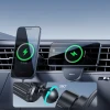 Автотримач Baseus PrimeTrip VC2 Pro з зарядкою Qi2.2 з вентилятором на дефлектор Black (6942521201426)