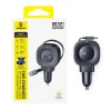 Автомобільна зарядка Baseus PrimeTrip VR2 30W + 30W зі згортуваним кабелем USB-C Black (6942521201761)