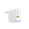 Мережевий зарядний пристрій Baseus EnerFill FE22 70W 2 x USB-C + USB-A White (6942521209705)
