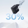 Мережевий зарядний пристрій Baseus EnerFill FE22 70W 2x USB-C + USB-A Black (6942521209712)
