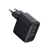 Мережевий зарядний пристрій Baseus EnerFill FE22 70W 2x USB-C + USB-A Black (6942521209712)