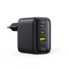 Мережевий зарядний пристрій Baseus EnerFill FE22 70W 2x USB-C + USB-A Black (6942521209712)