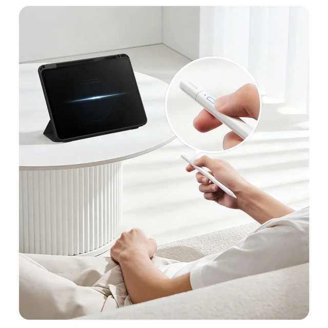 Стилус Baseus Smooth Writing PS3 Air Bluetooth для iPad White (6942521210114)