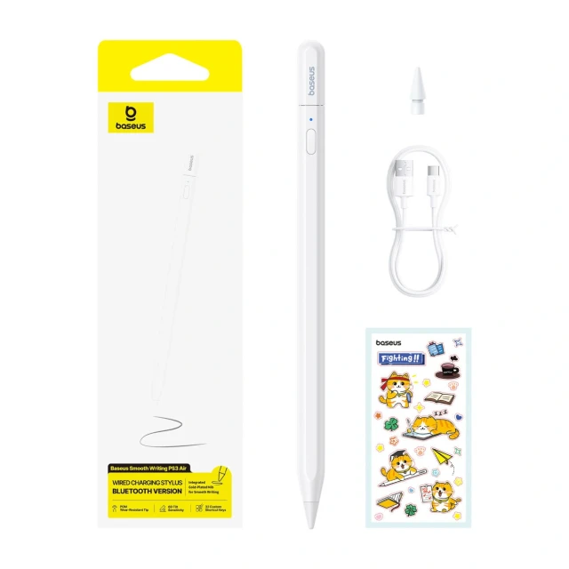 Стилус Baseus Smooth Writing PS3 Air Bluetooth для iPad White (6942521210114)
